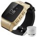 Ceas GPS Copii si Seniori iUni U100, Telefon incorporat, Pedometru, Notificari, Wi-fi, Champagne Gol